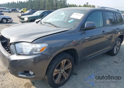 2008 Toyota Highlander Sport из США, поврежденный, VIN JTEES43A582046589